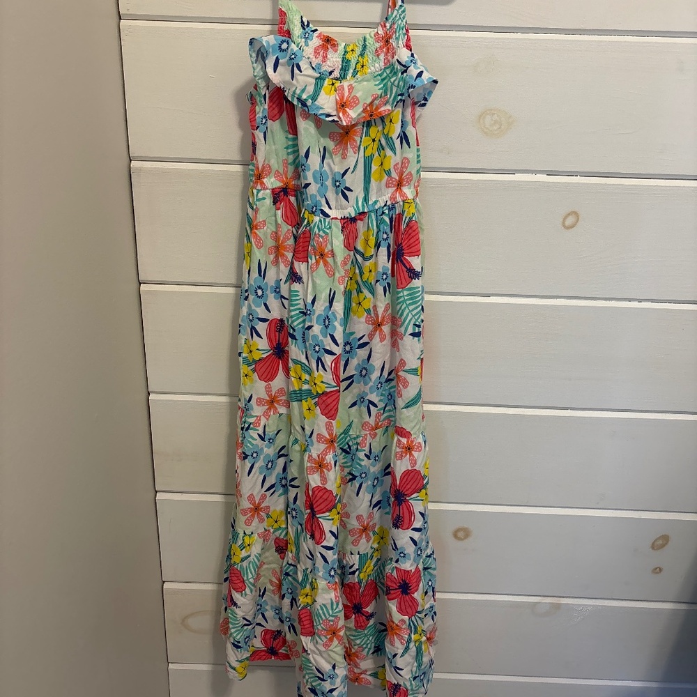 Girls Tropical Maxi Dress